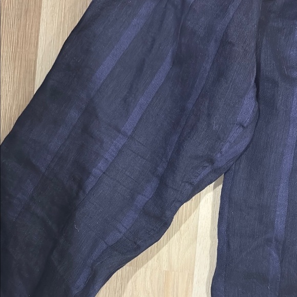 Men's Navy Casual Button Down Shirt - Picture 7 of 11